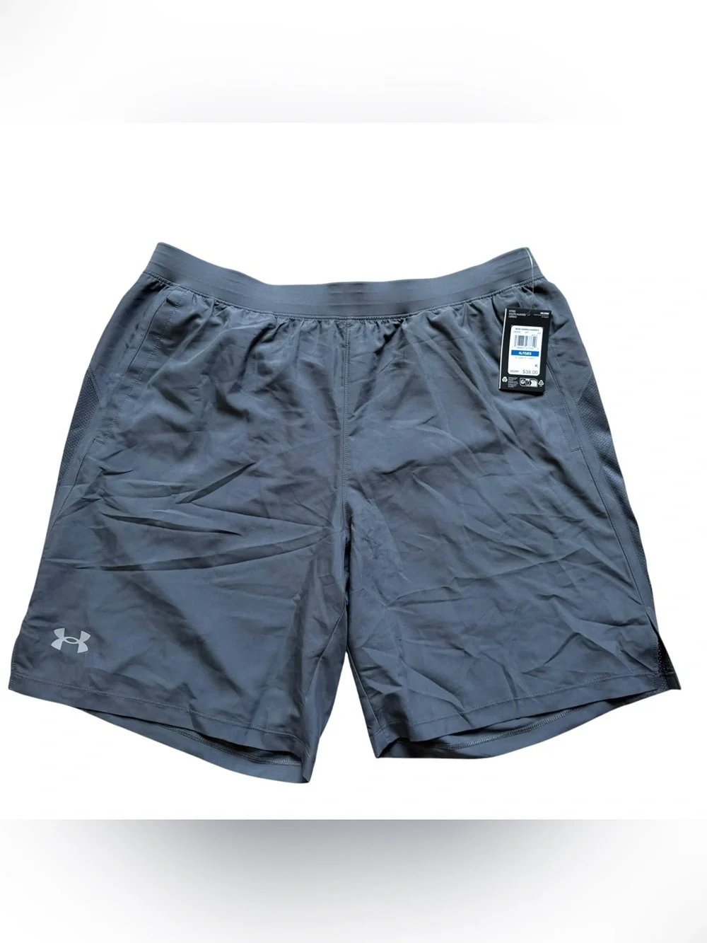 Under Armour Launch Shorts 9” Men’s XL Gray Mesh Liner Stretch Running NWT